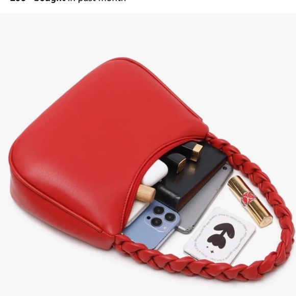 Red shoulder bag - Picture 6 of 6